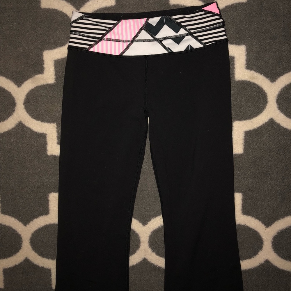 lululemon size 6 reversible bootcut pants